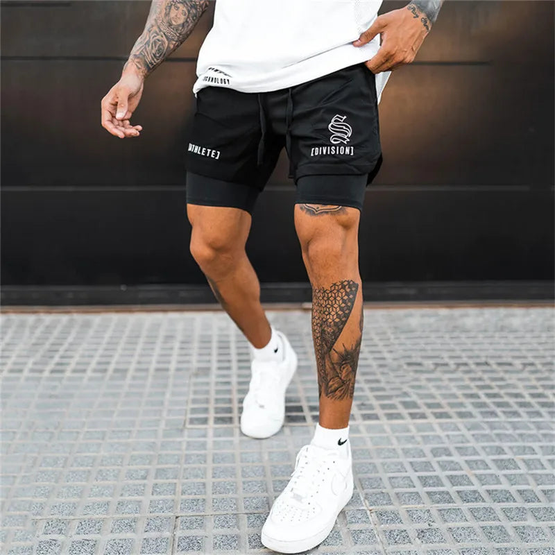 2-i-1 Løpeshorts